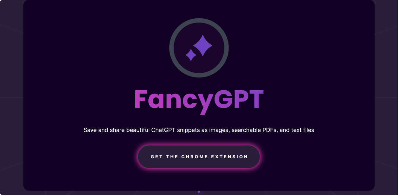 This is the interface of FancyGPT in its official website.