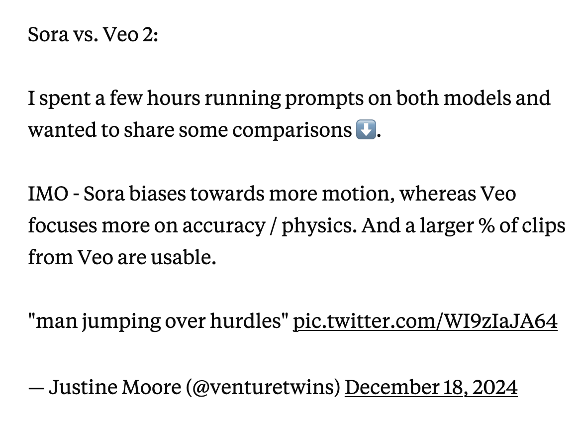 how user talk about Veo2 and Sora